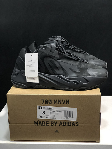 Adidas Yeezy Boost 700 MNVN Black Samurai 3M reflective effect men_s and women_s shoes 36-46 yards have half yards_-5de46fe4